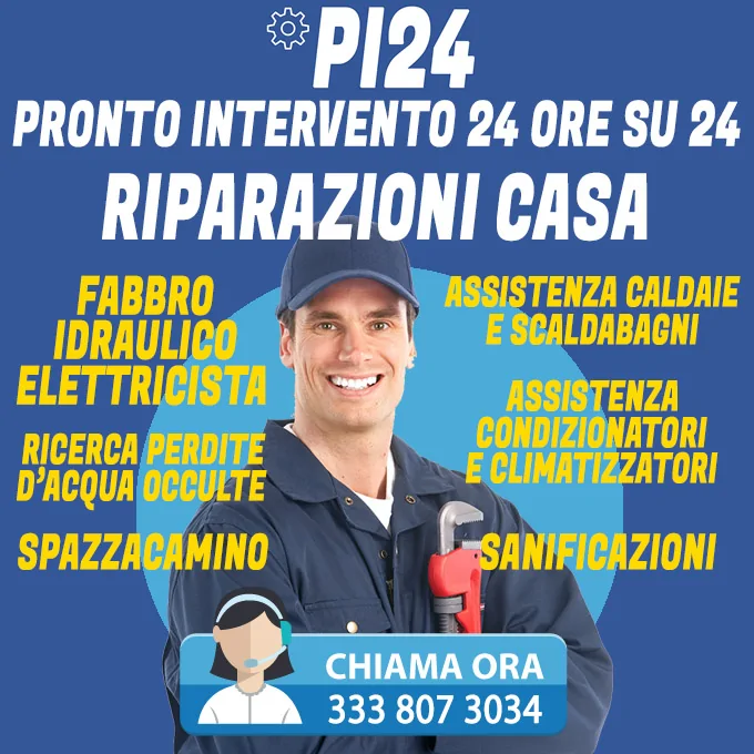 Chiama ora pronto intervento 24 ore su 24